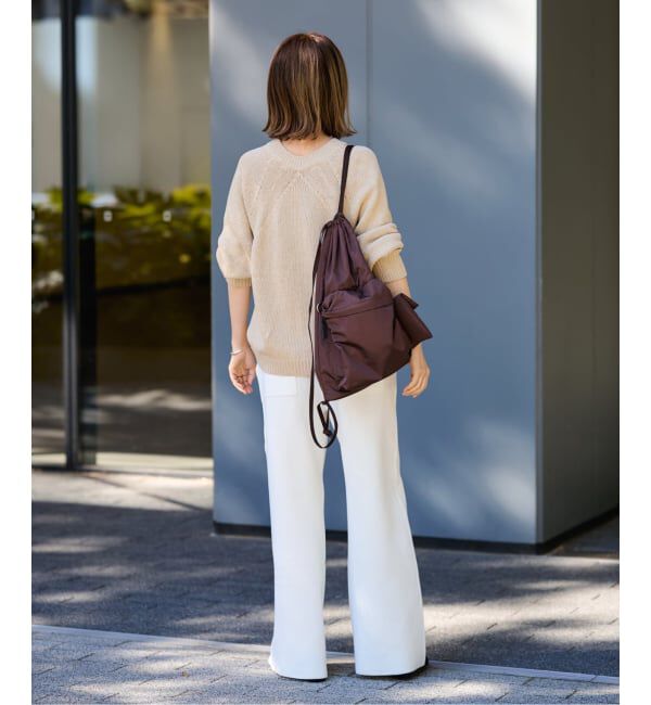 FRAMeWORK「≪追加≫リネンコットンラグランニット」|ニット・セーター|