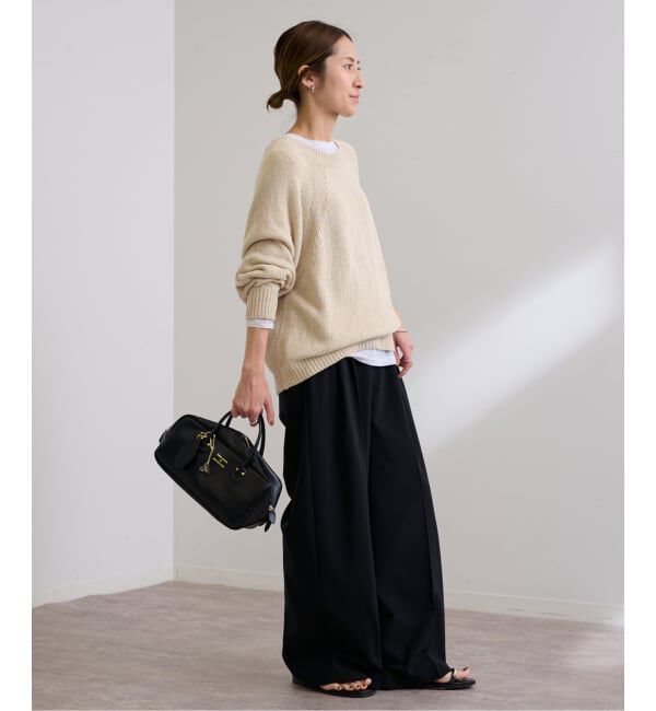FRAMeWORK「≪追加≫リネンコットンラグランニット」|ニット・セーター|