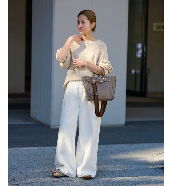 FRAMeWORK「≪追加≫リネンコットンラグランニット」|ニット・セーター|