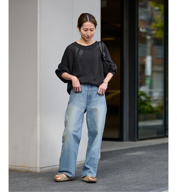 FRAMeWORK「≪追加≫リネンコットンラグランニット」|ニット・セーター|