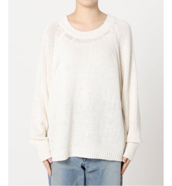 FRAMeWORK「≪追加≫リネンコットンラグランニット」|ニット・セーター|