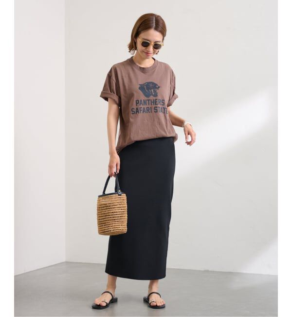 FRAMeWORK「≪追加 / 洗濯機洗い可能≫VIS-NYフルニードルタイトスカート」|スカート|