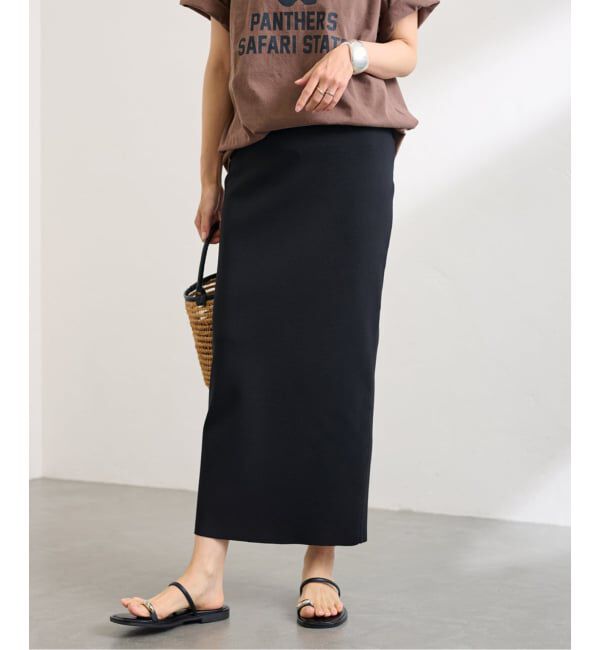 FRAMeWORK「≪追加 / 洗濯機洗い可能≫VIS-NYフルニードルタイトスカート」|スカート|