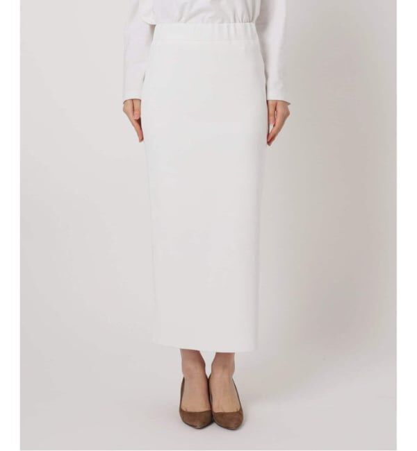 FRAMeWORK「≪追加 / 洗濯機洗い可能≫VIS-NYフルニードルタイトスカート」|スカート|