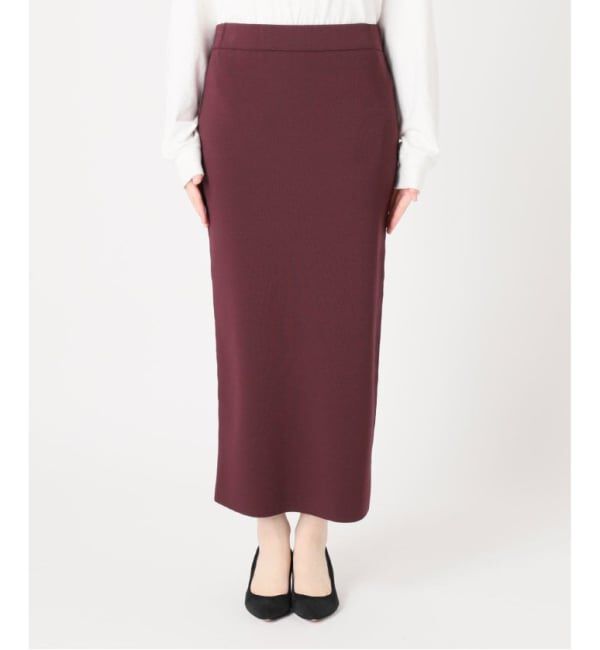FRAMeWORK「≪追加 / 洗濯機洗い可能≫VIS-NYフルニードルタイトスカート」|スカート|
