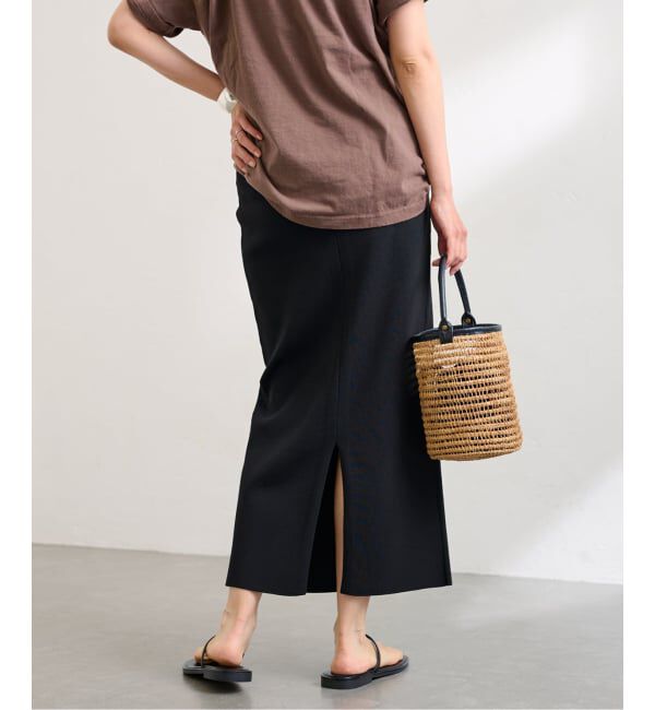 FRAMeWORK「≪追加 / 洗濯機洗い可能≫VIS-NYフルニードルタイトスカート」|スカート|