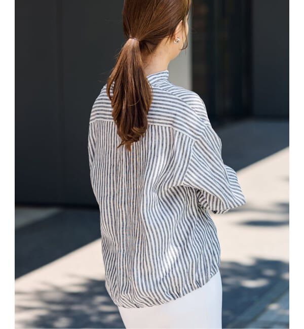 FRAMeWORK「≪WEB先行 / 追加予約≫フレンチリネンドロストシャツ」|シャツ・ブラウス|