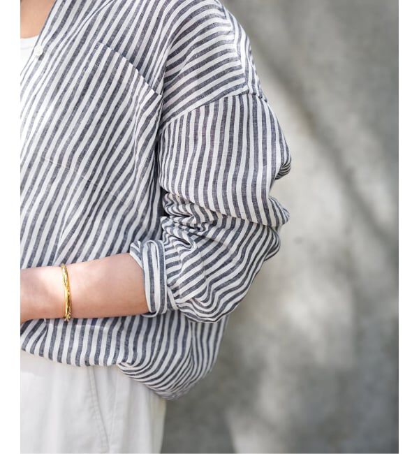 FRAMeWORK「≪WEB先行 / 追加予約≫フレンチリネンドロストシャツ」|シャツ・ブラウス|