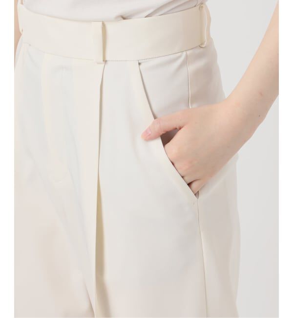 NOBLE「《追加・WEB限定カラー》エステルツイルストレッチスラックスパンツ」|スラックス|