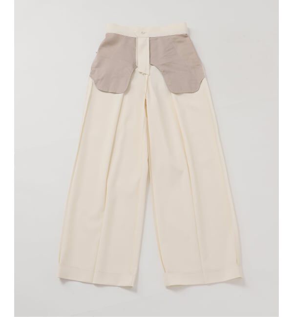 NOBLE「《追加・WEB限定カラー》エステルツイルストレッチスラックスパンツ」|スラックス|