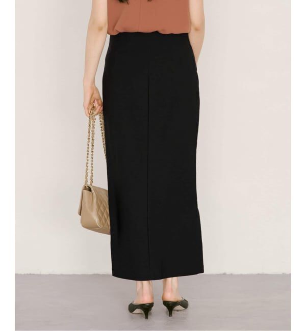 NOBLE「《追加3》RyNyコンフォートストレッチジップタイトスカート」|スカート|