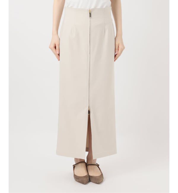 NOBLE「《追加3》RyNyコンフォートストレッチジップタイトスカート」|スカート|