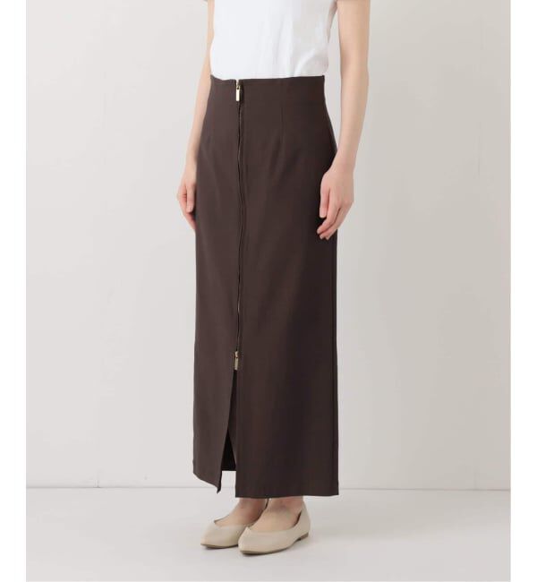 NOBLE「《追加3》RyNyコンフォートストレッチジップタイトスカート」|スカート|