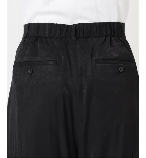 U by SPICK&SPAN「《予約》フェードサテンカーゴスラックス」|カーゴ|