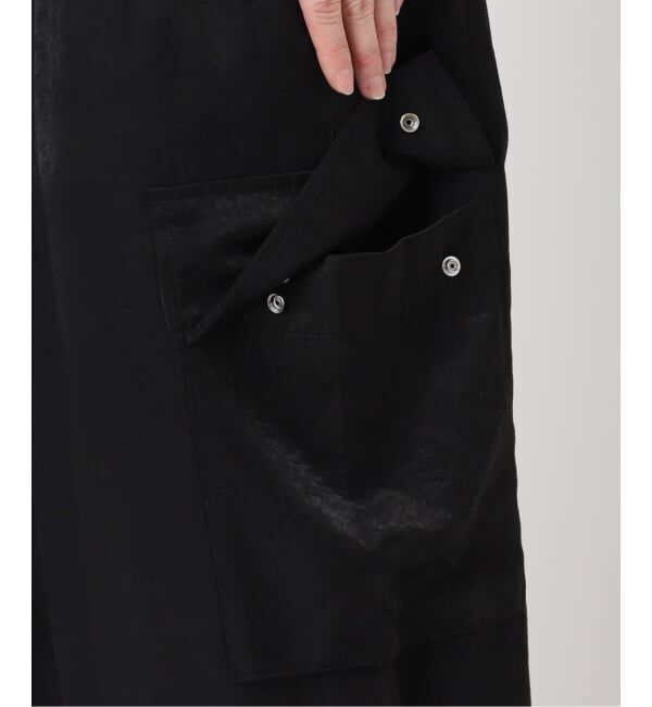 U by SPICK&SPAN「《予約》フェードサテンカーゴスラックス」|カーゴ|