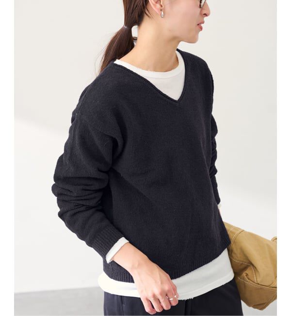 FRAMeWORK「≪WEB限定 / 追加予約≫カベイトVネックニット 2」|ニット・セーター|