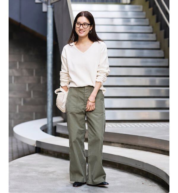 FRAMeWORK「≪WEB限定 / 追加予約≫カベイトVネックニット 2」|ニット・セーター|