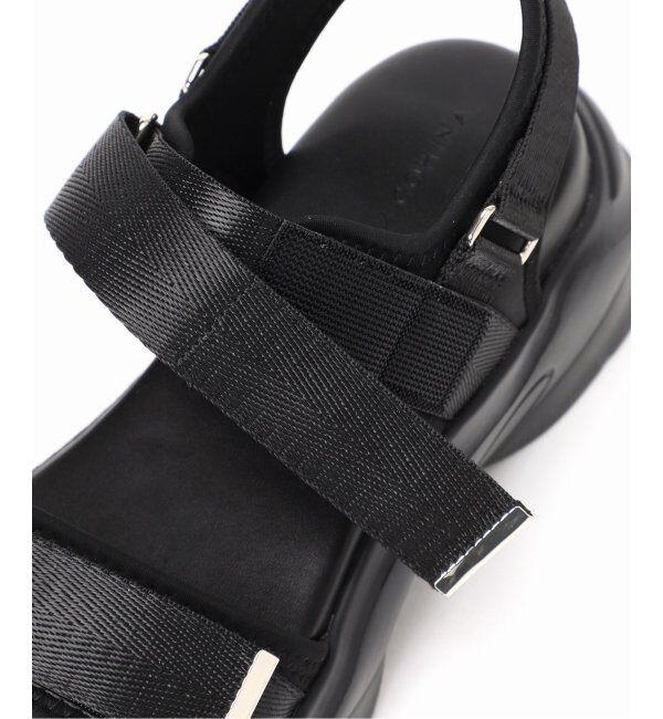  「COHINA&times;LE TALONコンビベルトスニーカーサンダル」|サンダル|