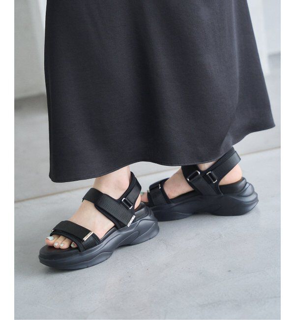  「COHINA&times;LE TALONコンビベルトスニーカーサンダル」|サンダル|