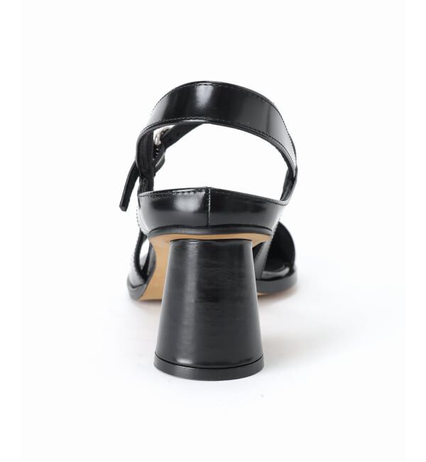 GRISE「《予約》GRISE6cmレザーアシメオープントゥサンダル」|サンダル|