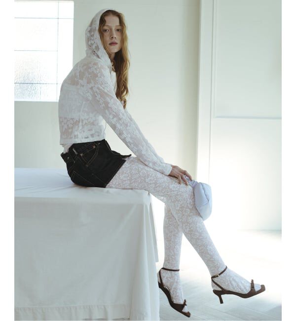  「《WEB限定》Le decore / ル デコレ 6cm lady ribbon サンダル」|サンダル|