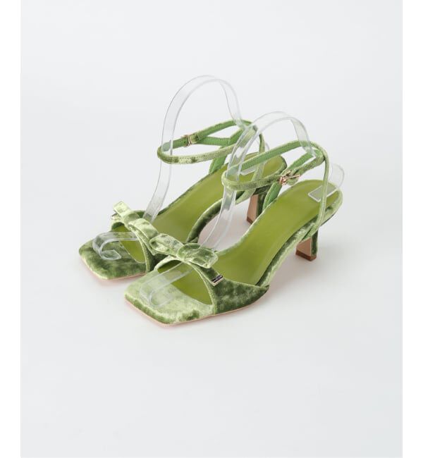  「《WEB限定》Le decore / ル デコレ 6cm lady ribbon サンダル」|サンダル|