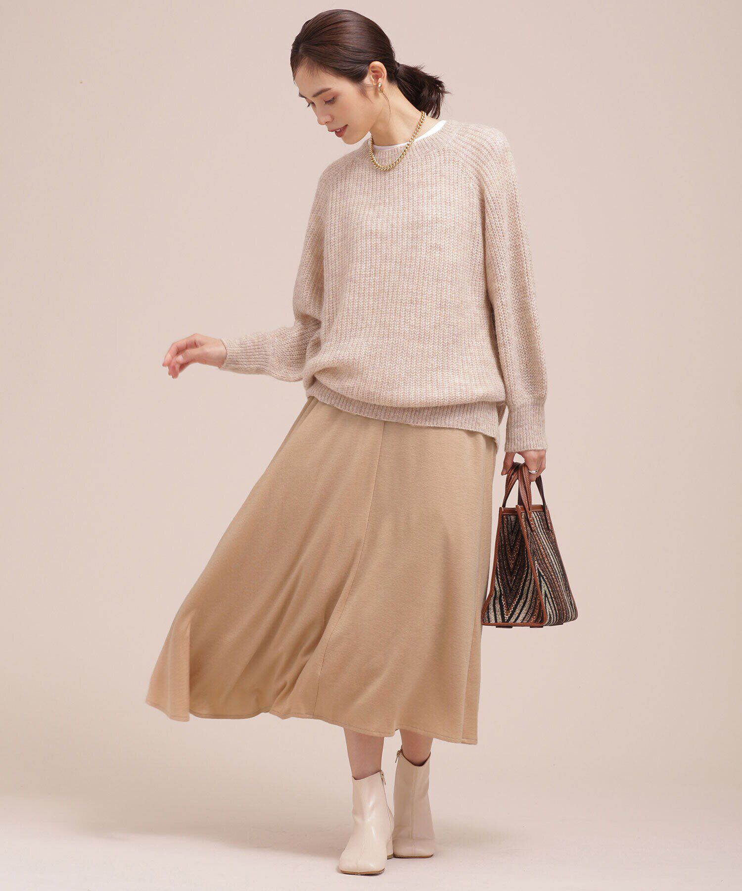 nano･universe「イレギュラーヘムフレアスカート セットアップ可」|スカート|