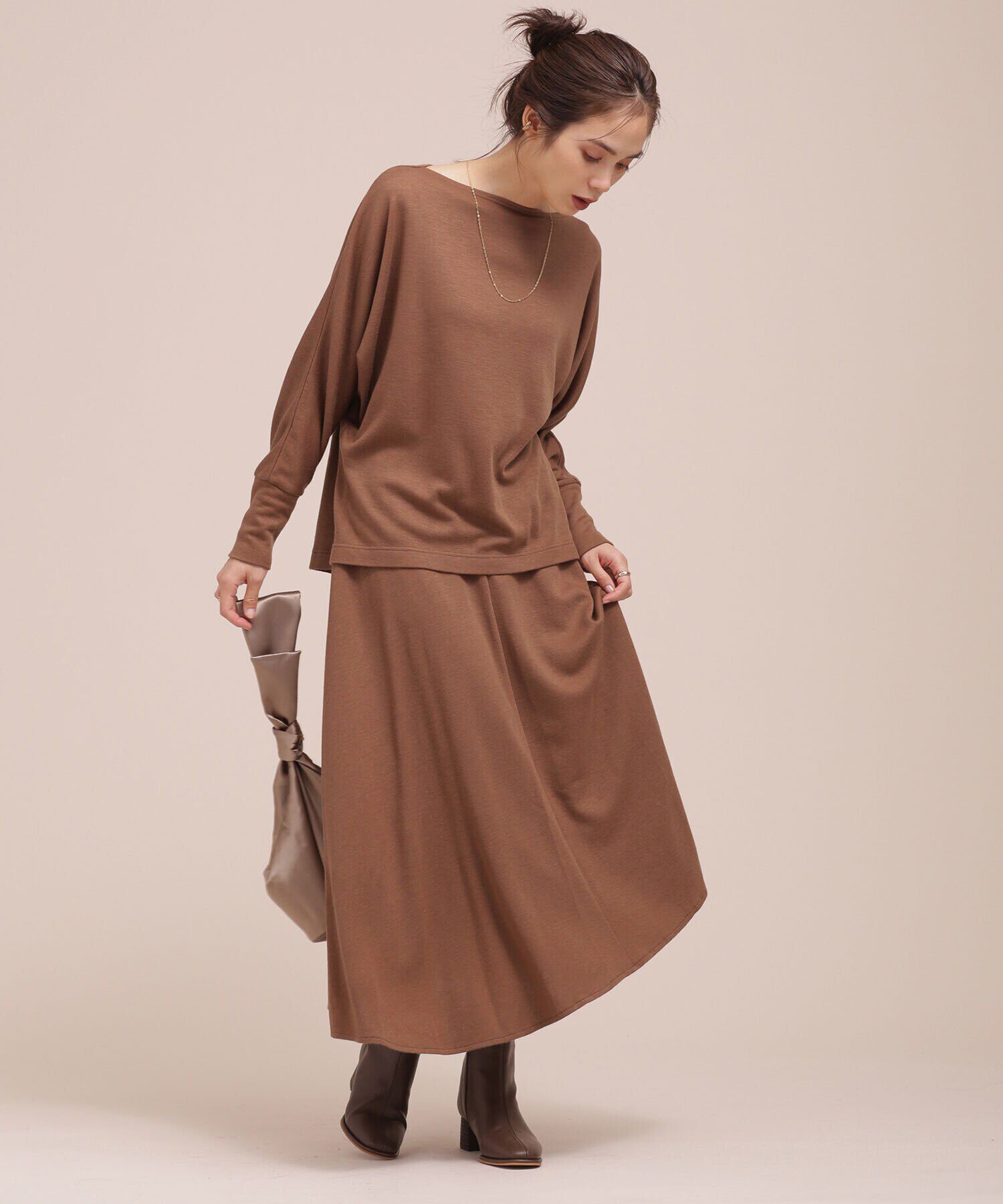 nano･universe「イレギュラーヘムフレアスカート セットアップ可」|スカート|