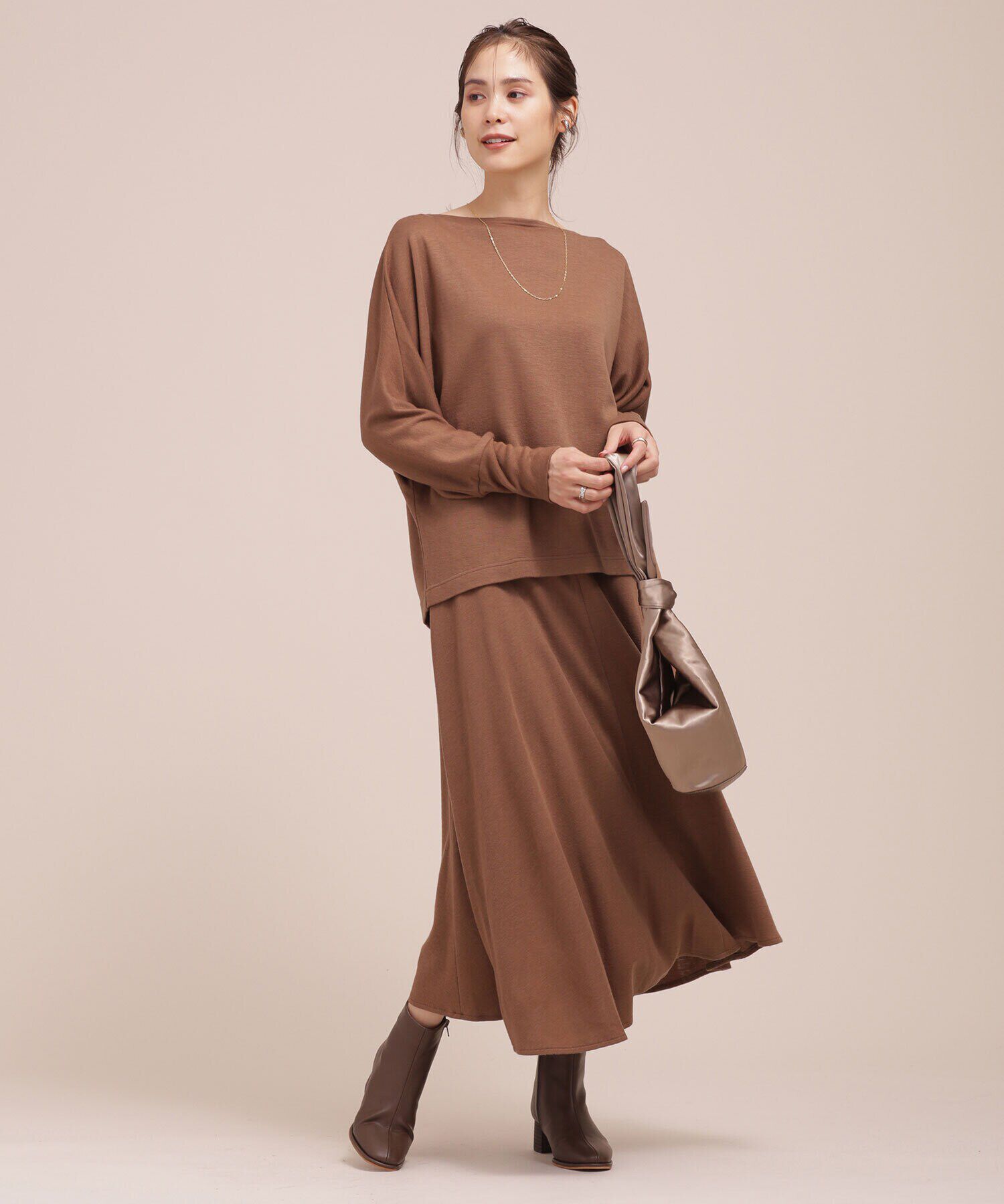 nano･universe「イレギュラーヘムフレアスカート セットアップ可」|スカート|