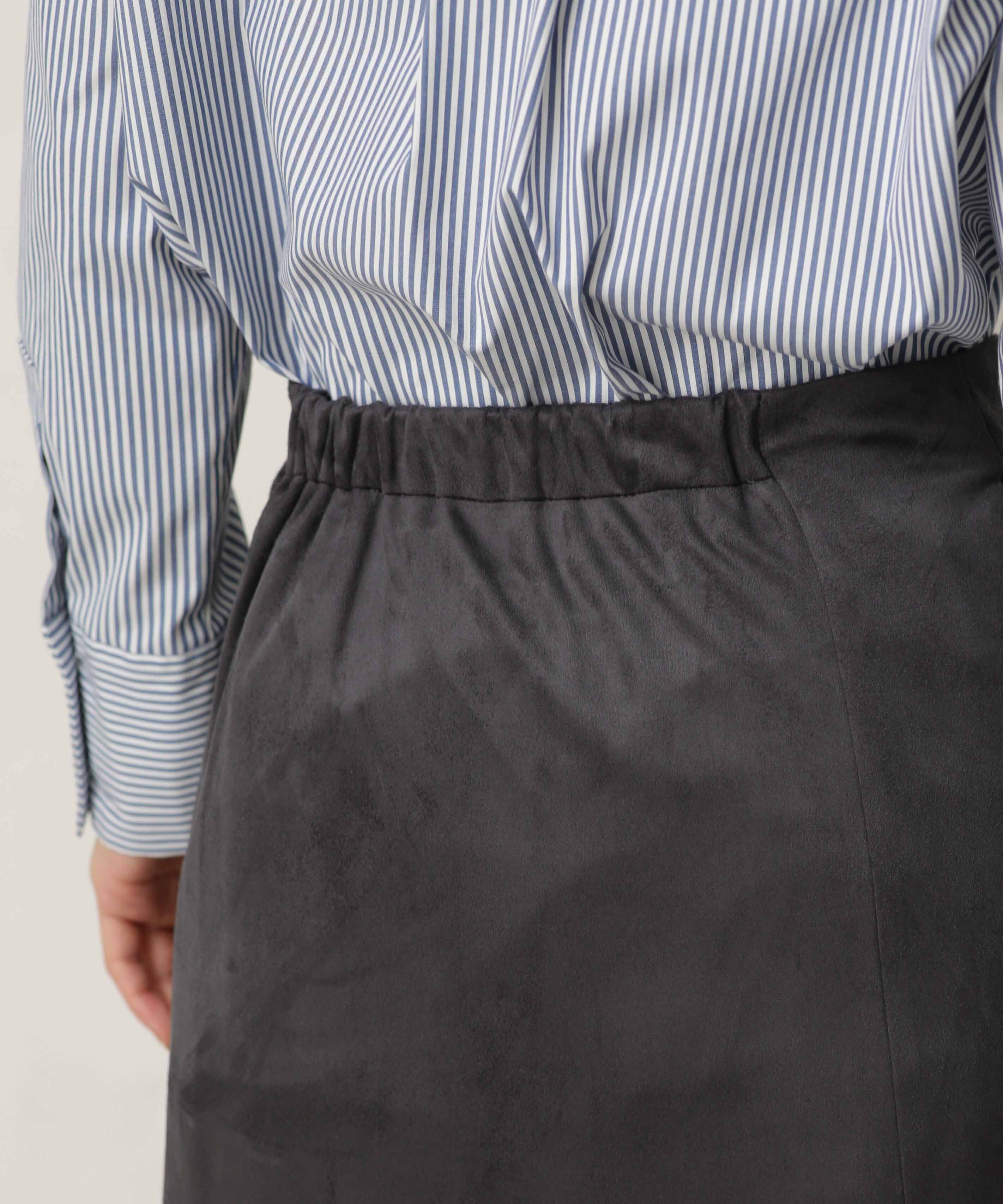 nano･universe「LB.04/フェイクスエードスカート」|スカート|