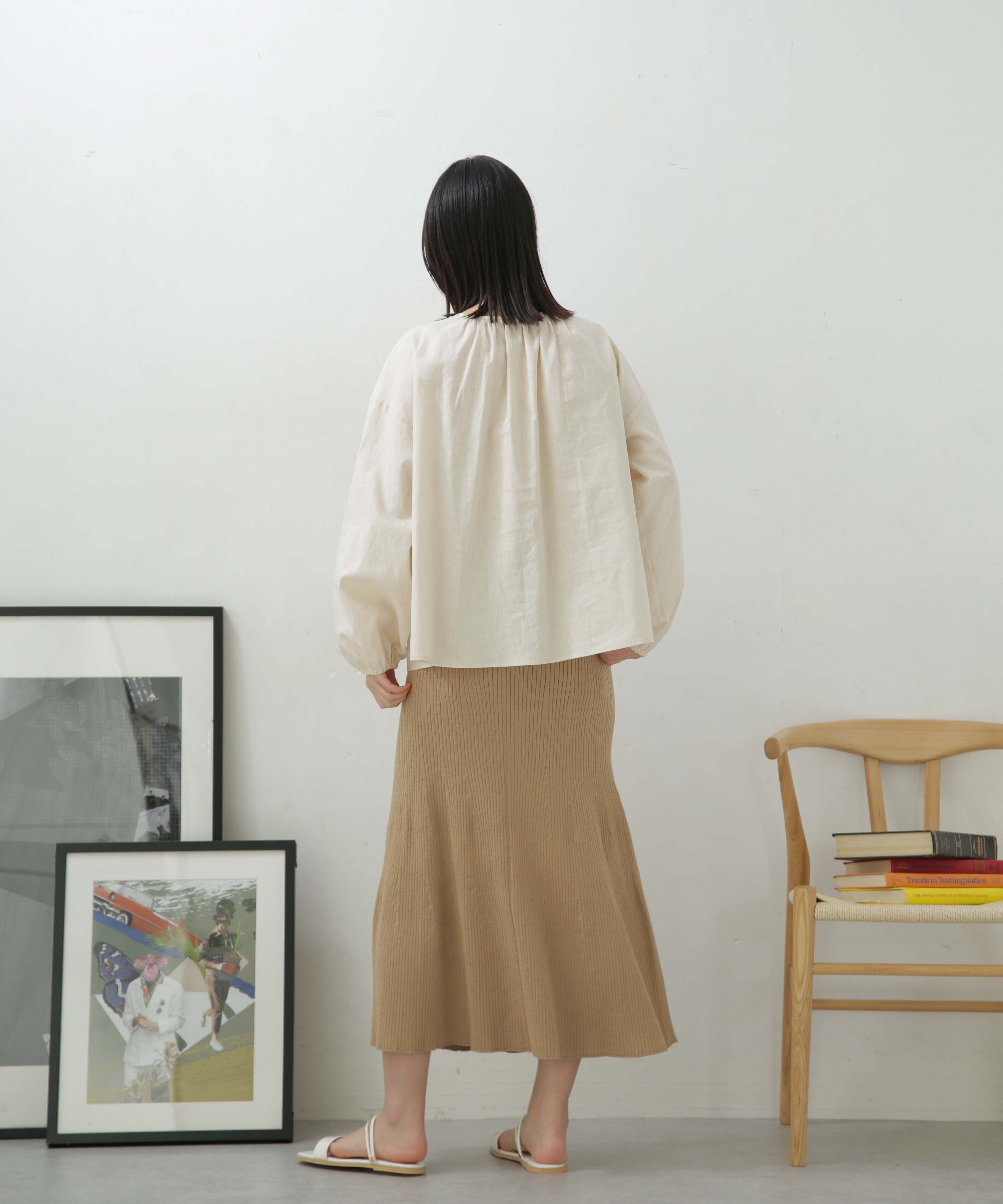 nano･universe「LB.04/リブフレアニットスカート」|スカート|