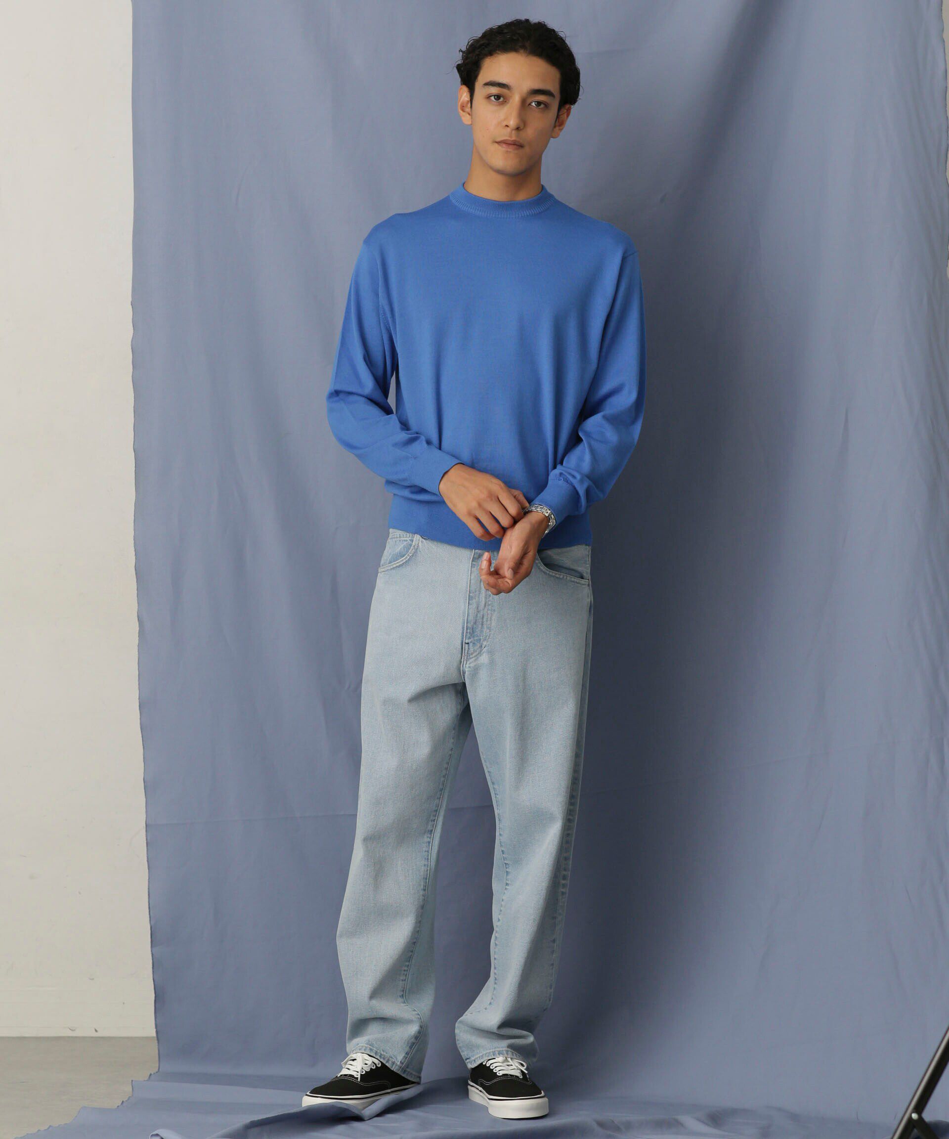 nano･universe「「毛玉レスニット」 ファインゲージクルーネック」|ニット・セーター|