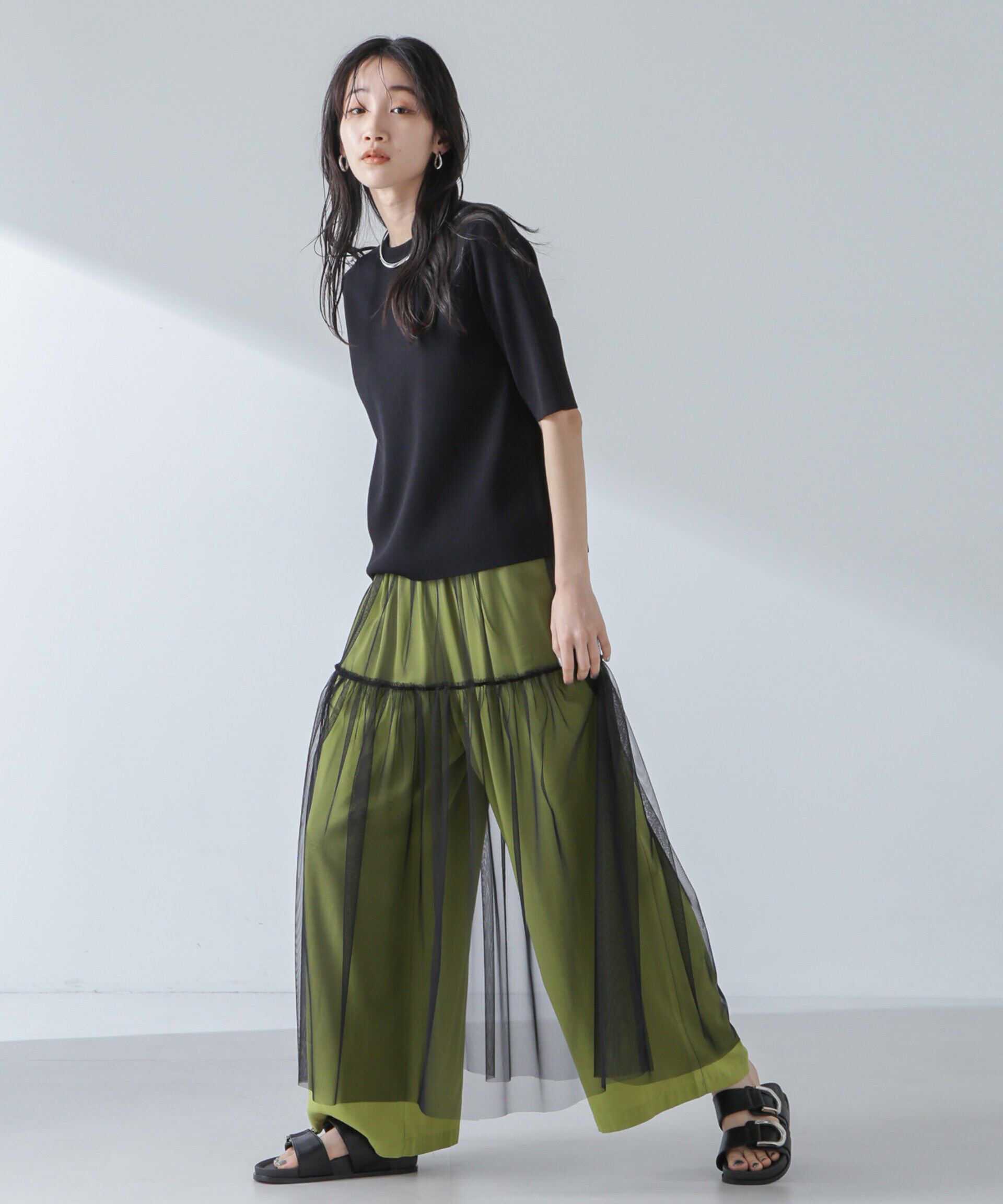 nano･universe「チュールスカート」|スカート|