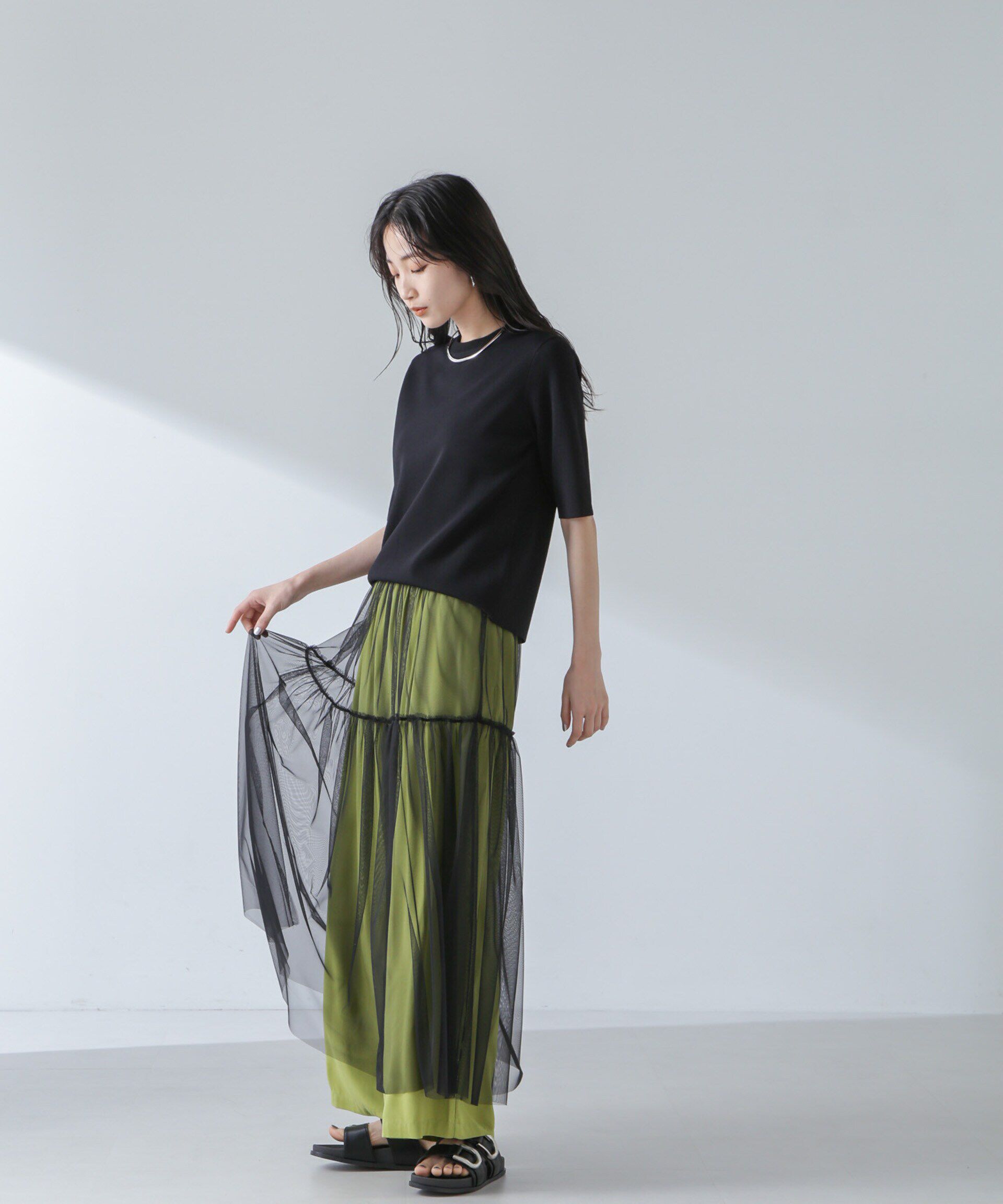 nano･universe「チュールスカート」|スカート|