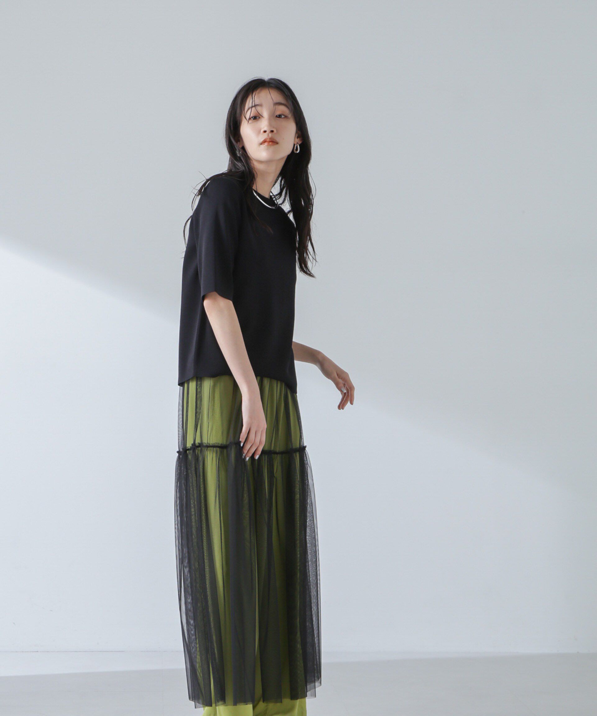 nano･universe「チュールスカート」|スカート|