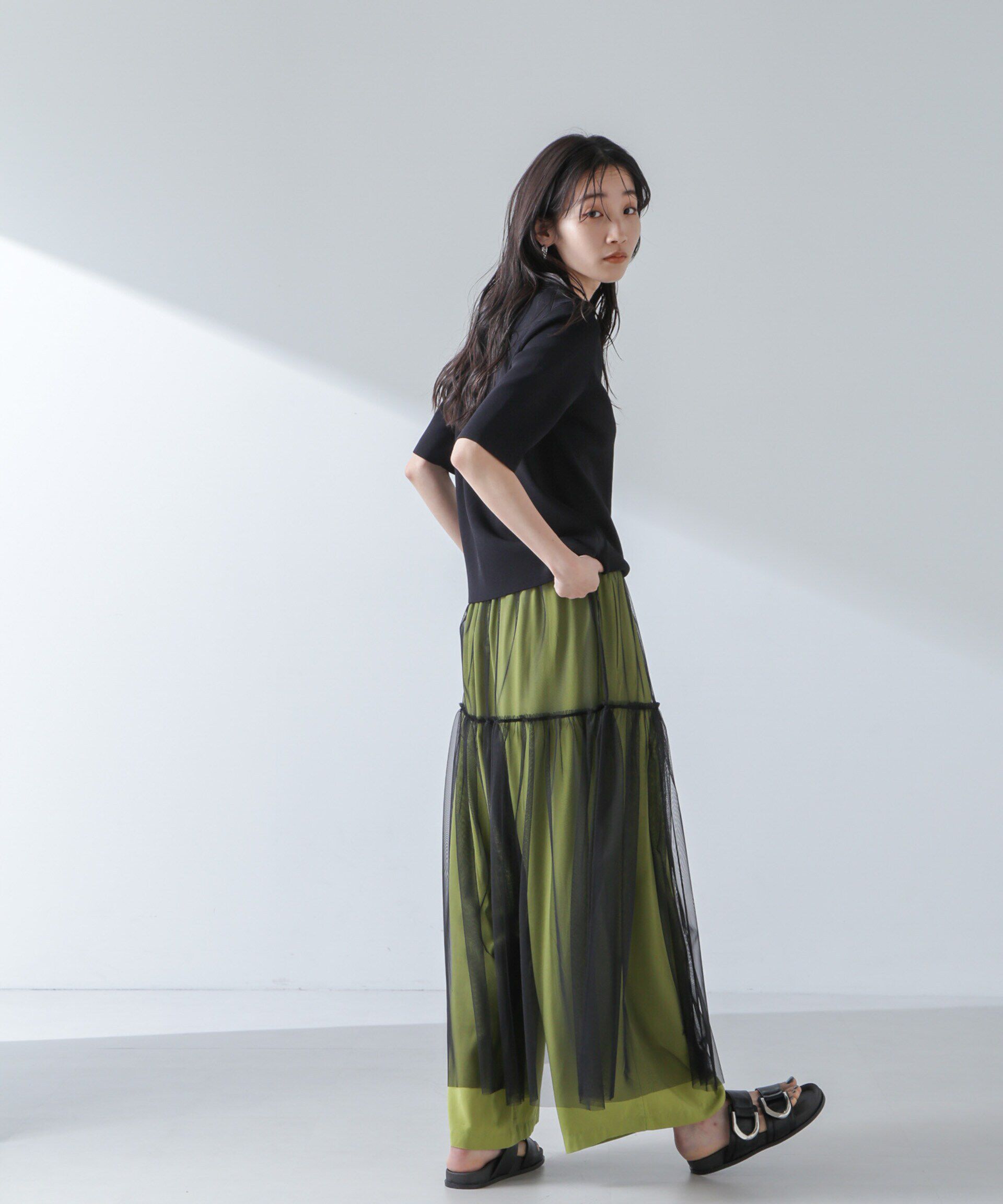 nano･universe「チュールスカート」|スカート|