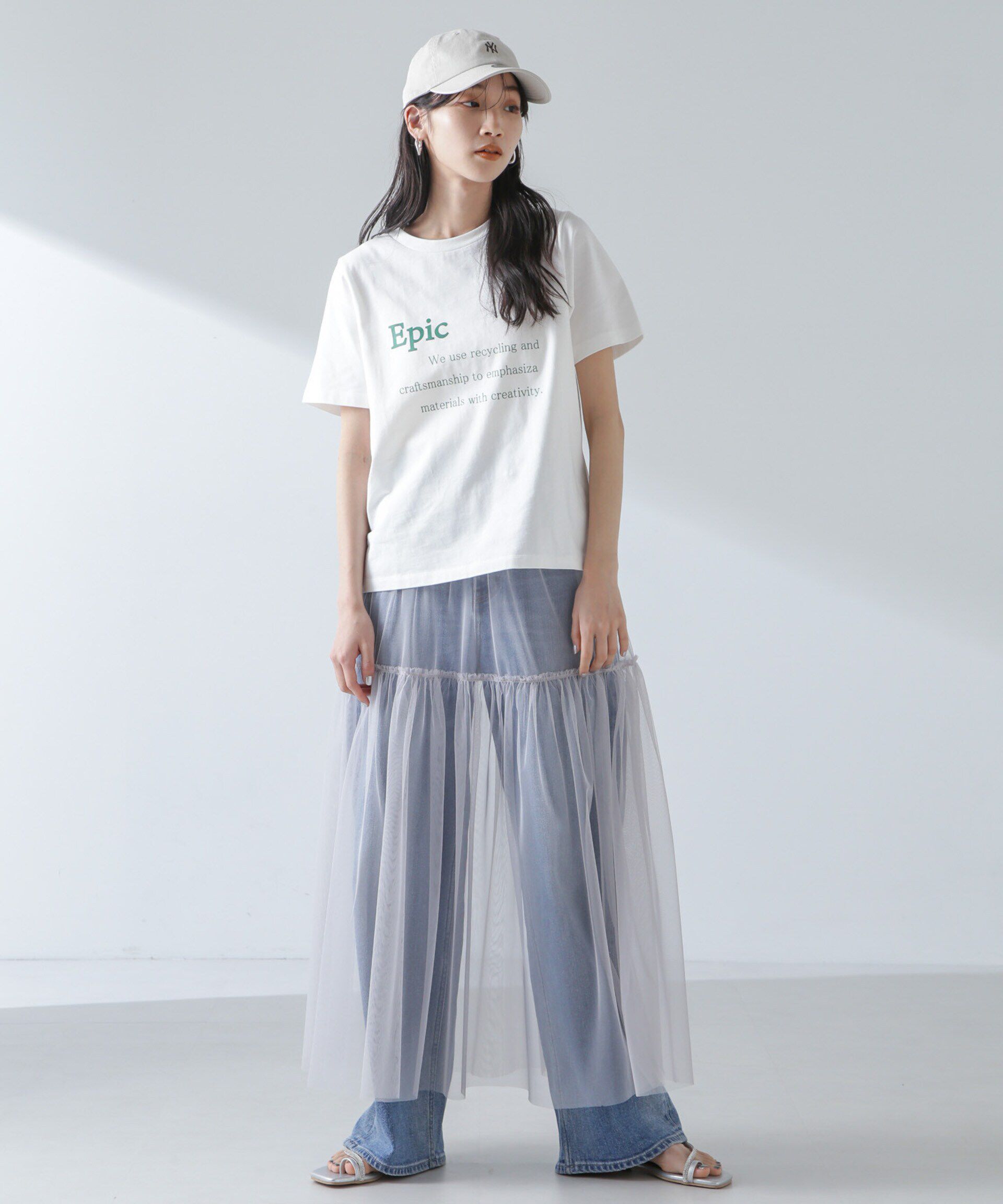 nano･universe「チュールスカート」|スカート|