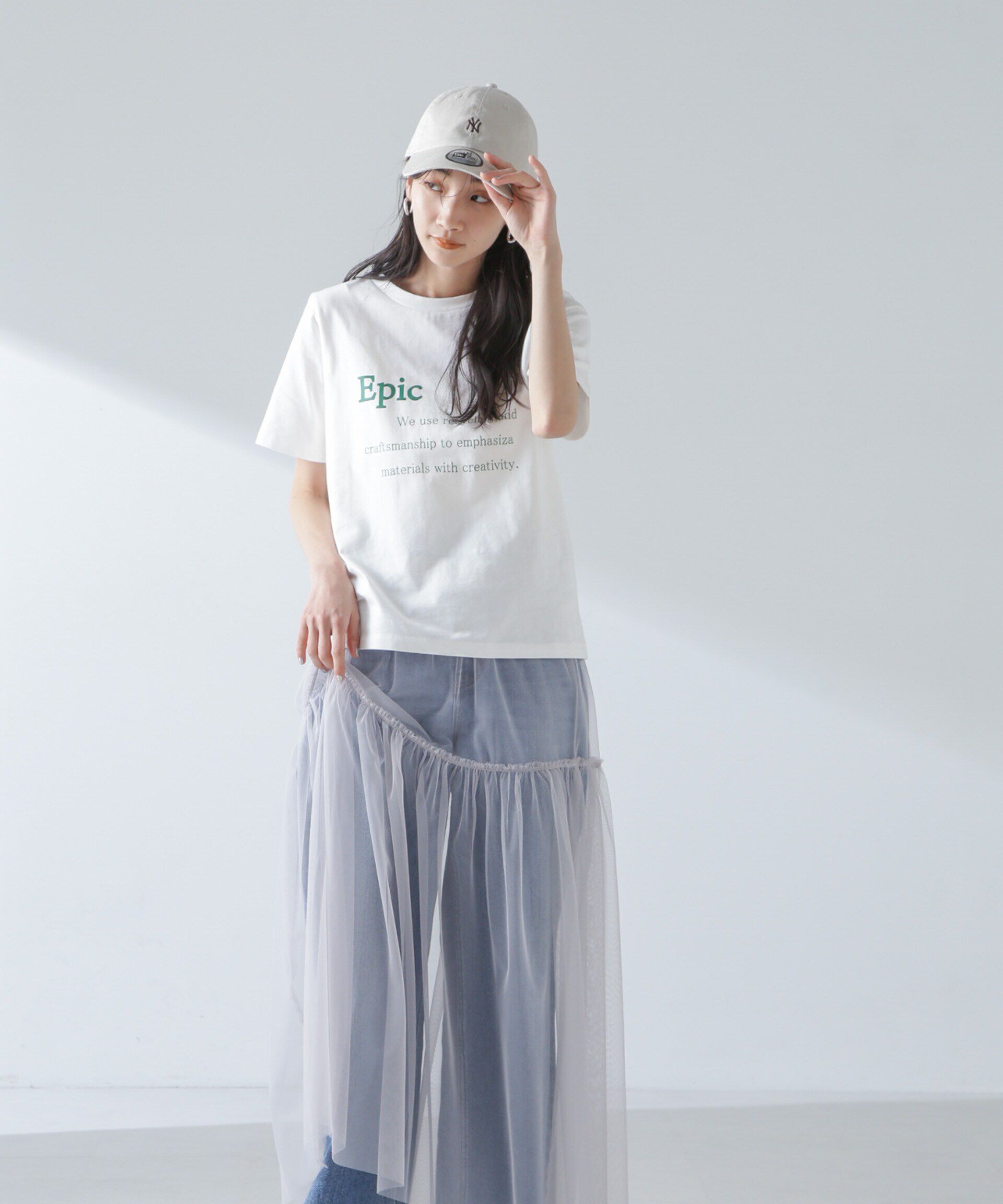 nano･universe「チュールスカート」|スカート|