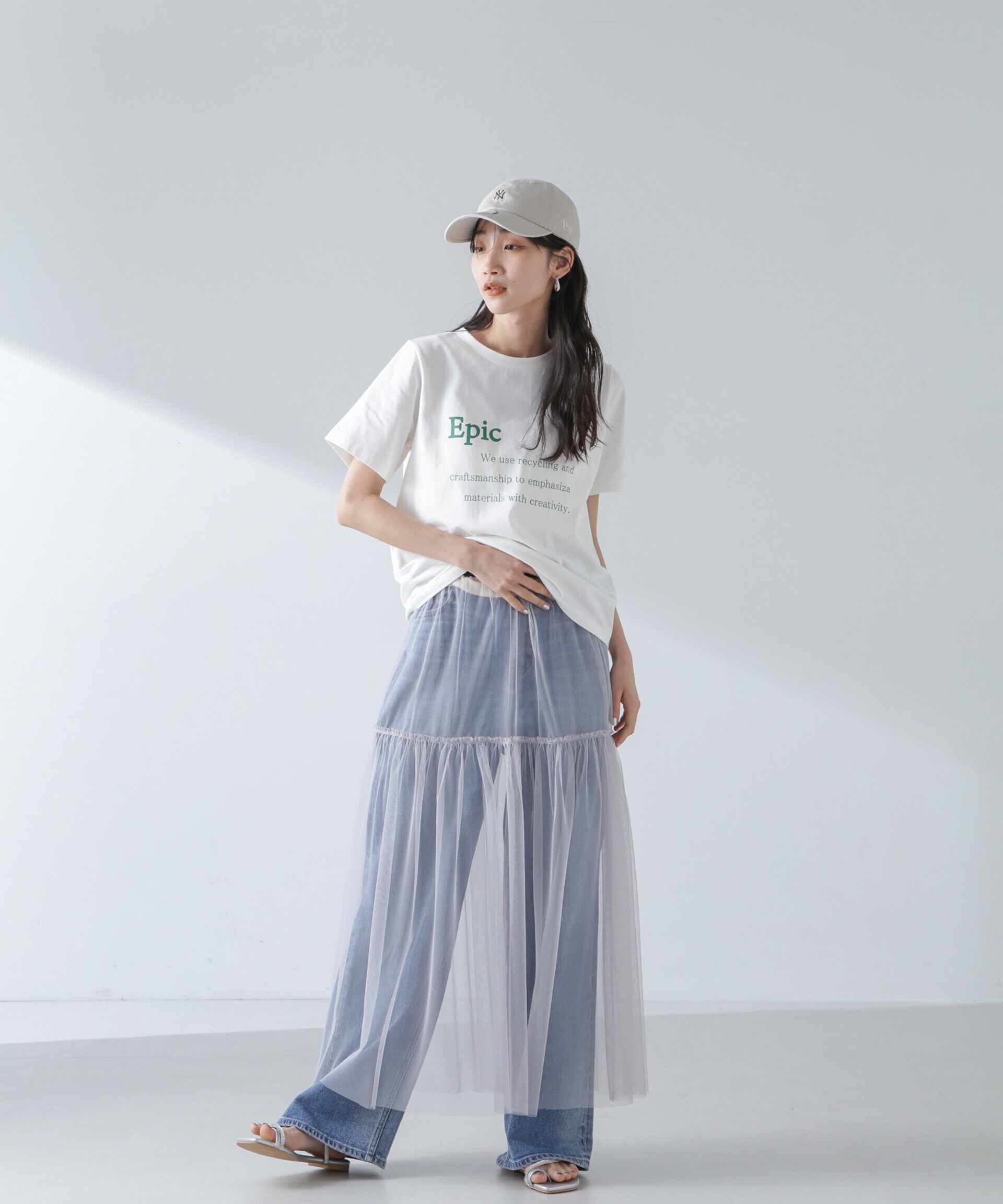 nano･universe「チュールスカート」|スカート|