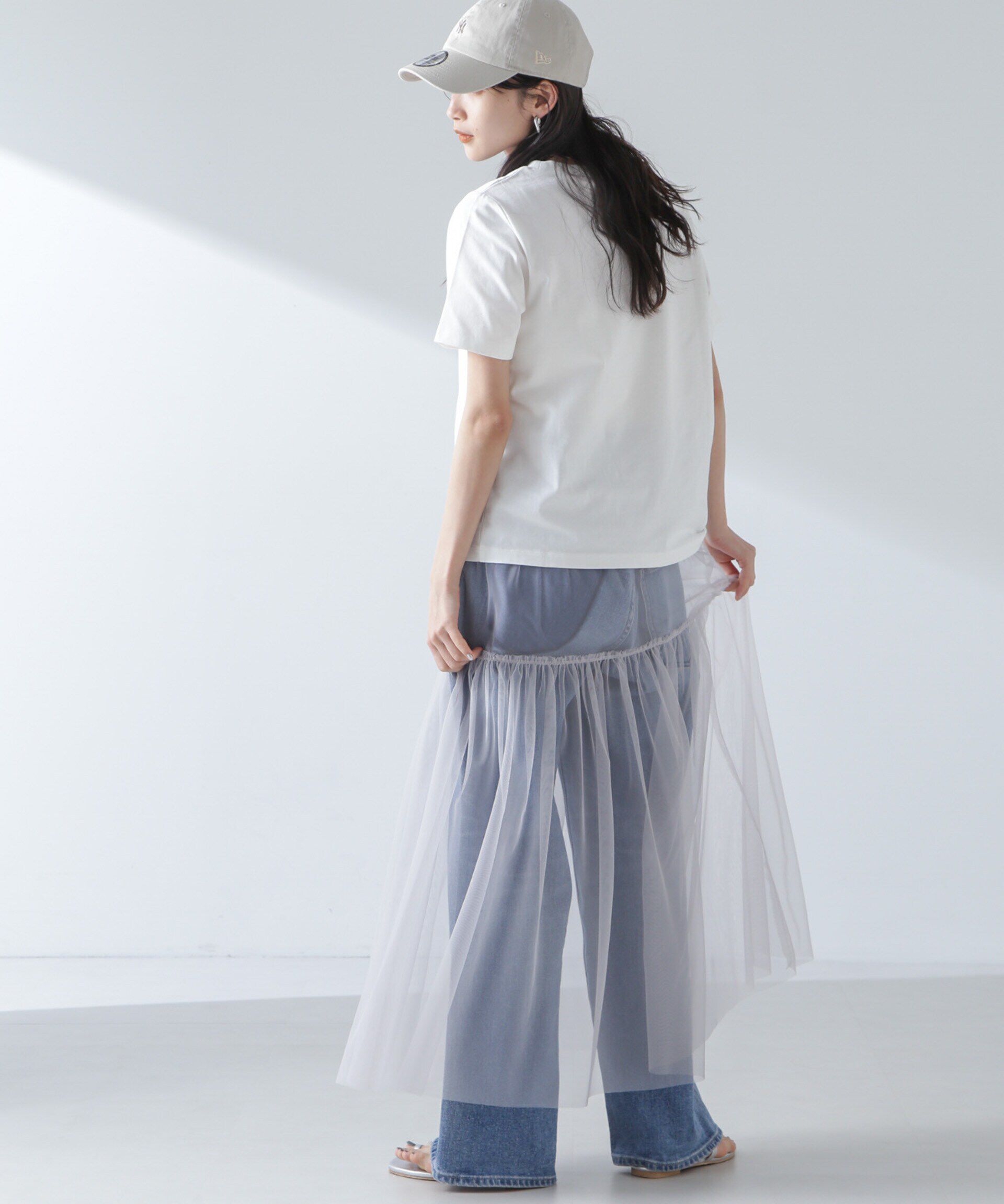 nano･universe「チュールスカート」|スカート|