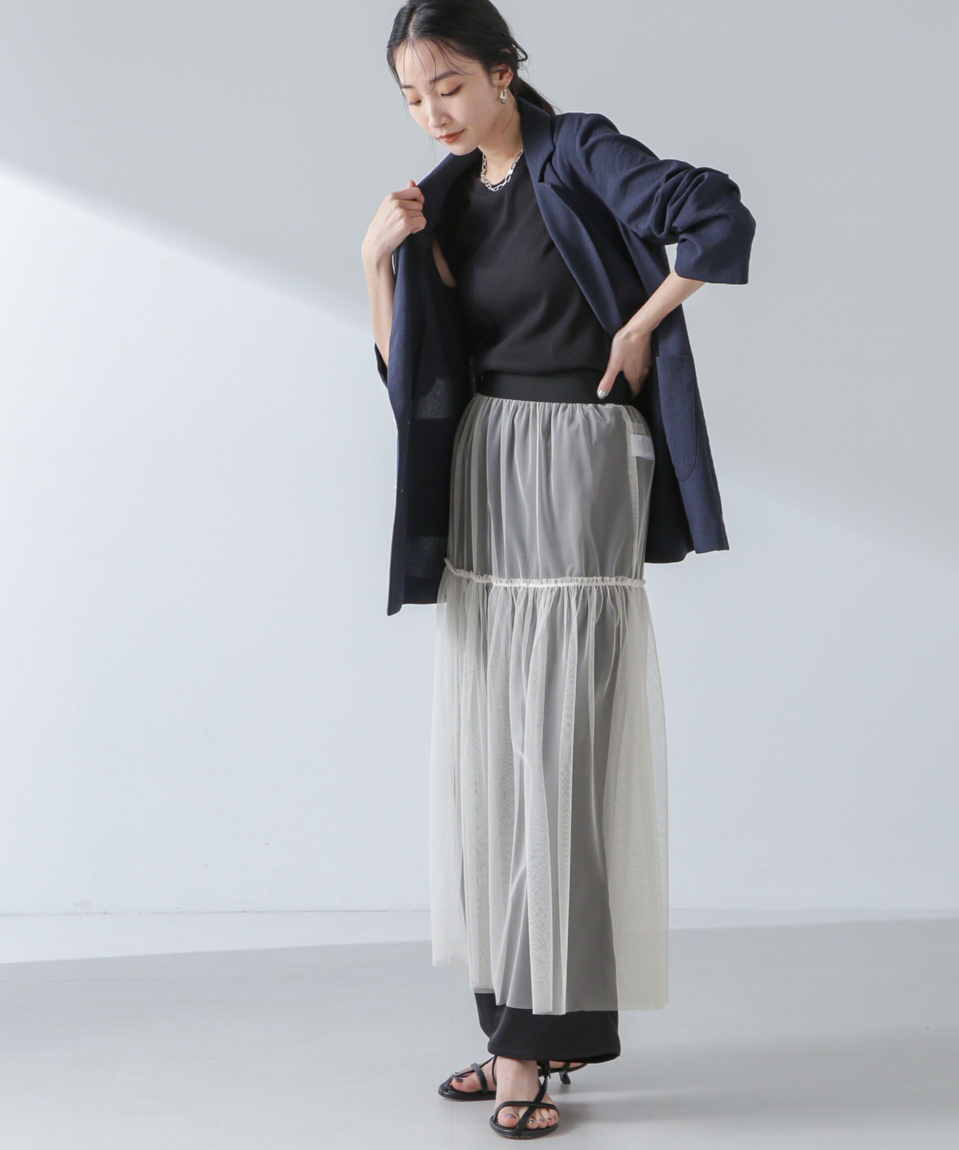 nano･universe「チュールスカート」|スカート|