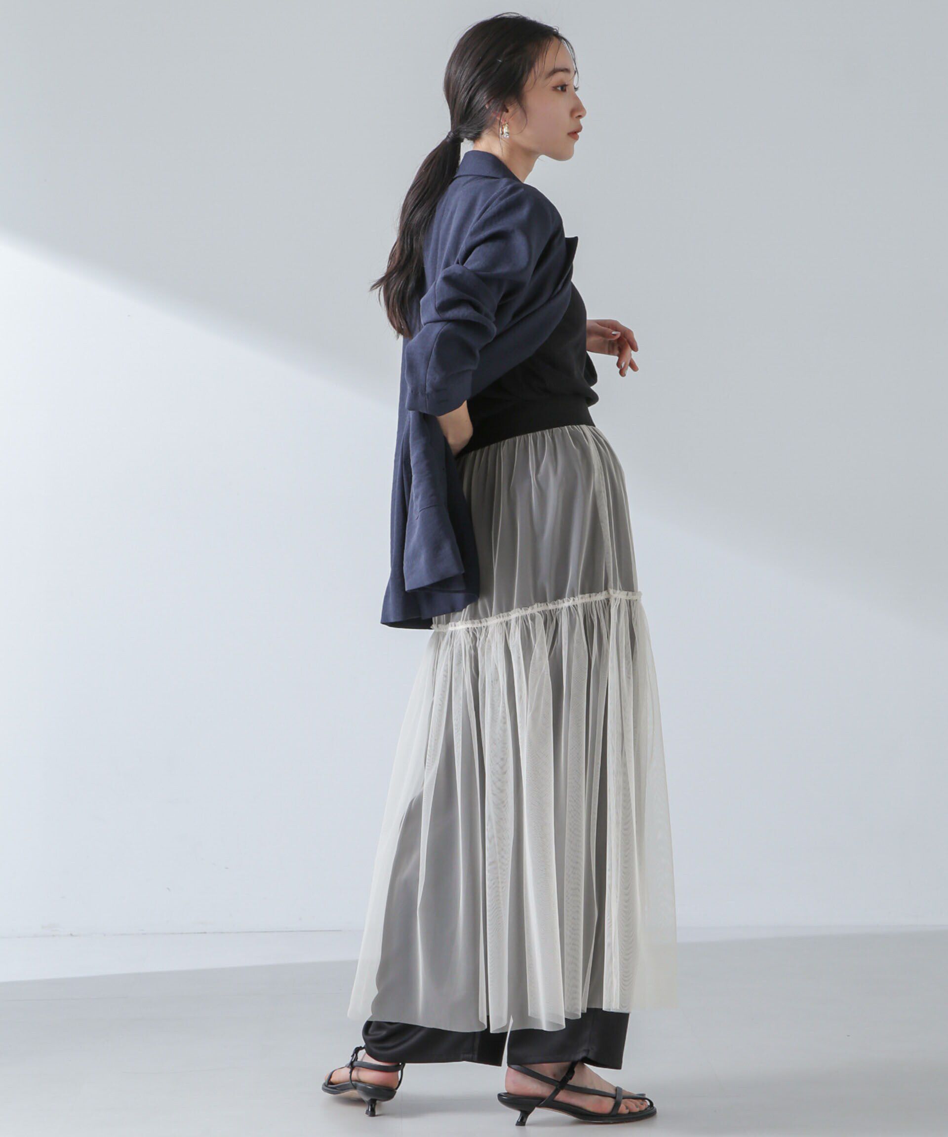 nano･universe「チュールスカート」|スカート|