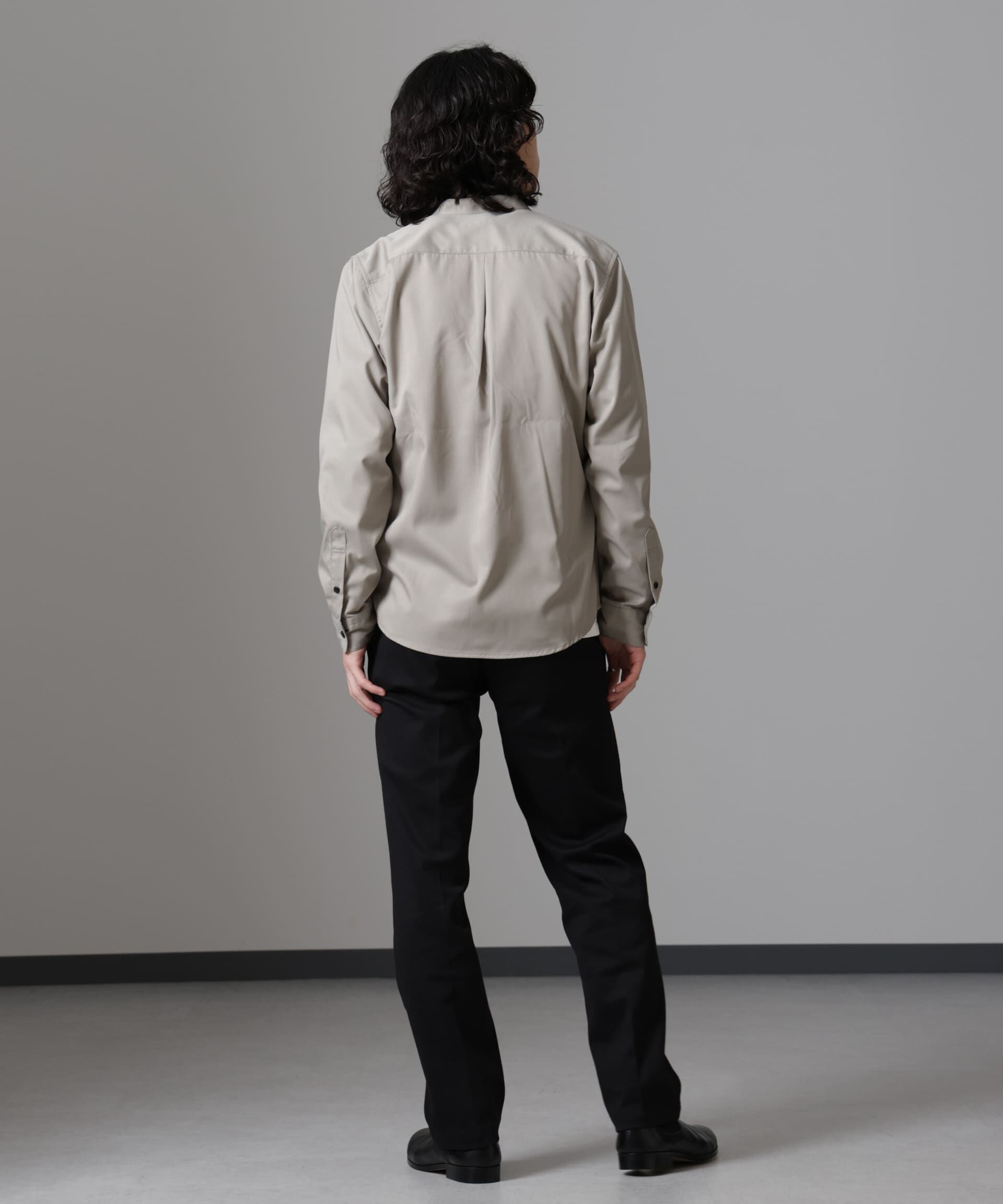 nano･universe「スタンダードバンドカラーシャツ/長袖」|シャツ・ブラウス|