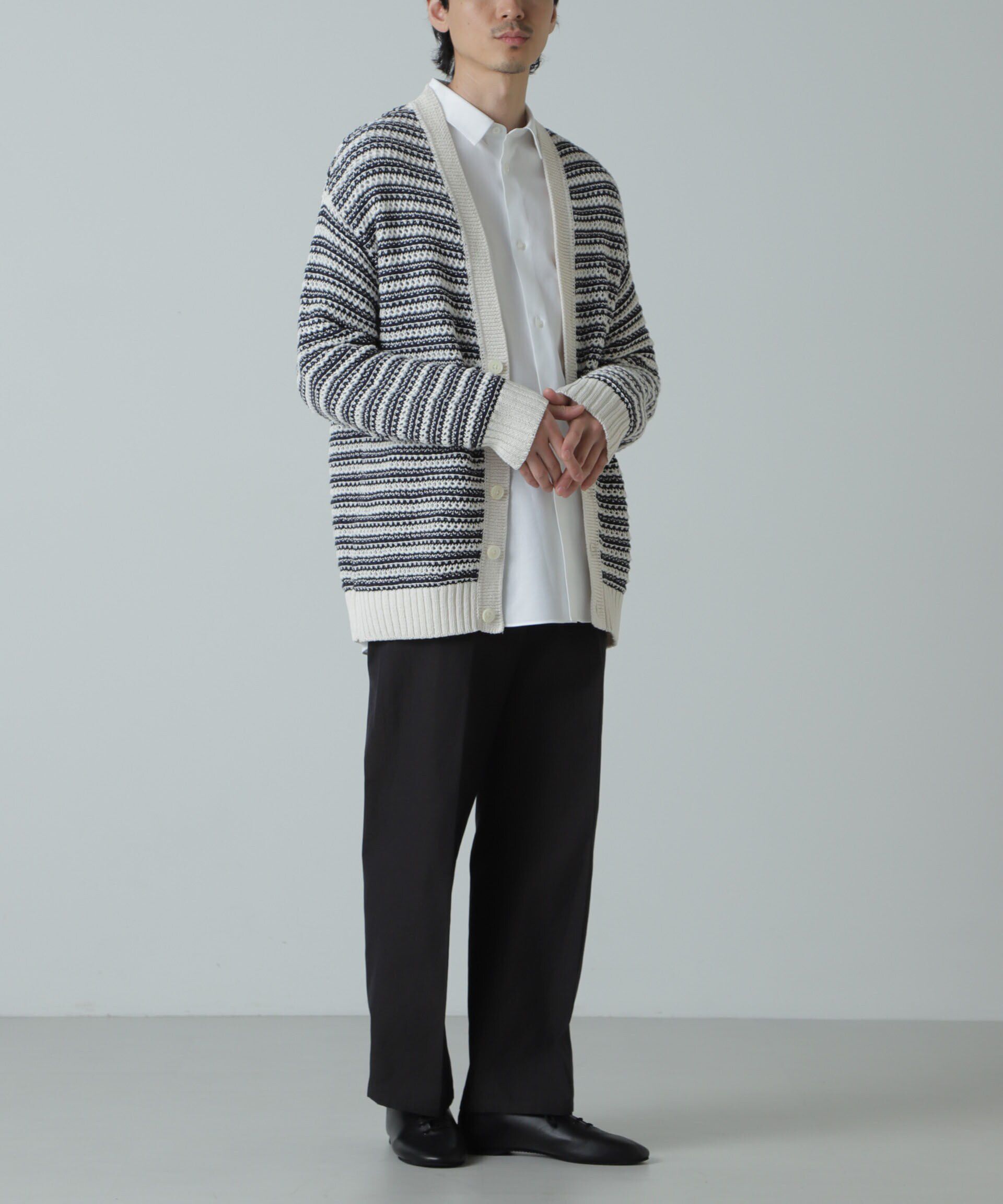 nano･universe「AB.コットン/ラミーネップシャンブレーパンツ(セットアップ可)」|チノ|