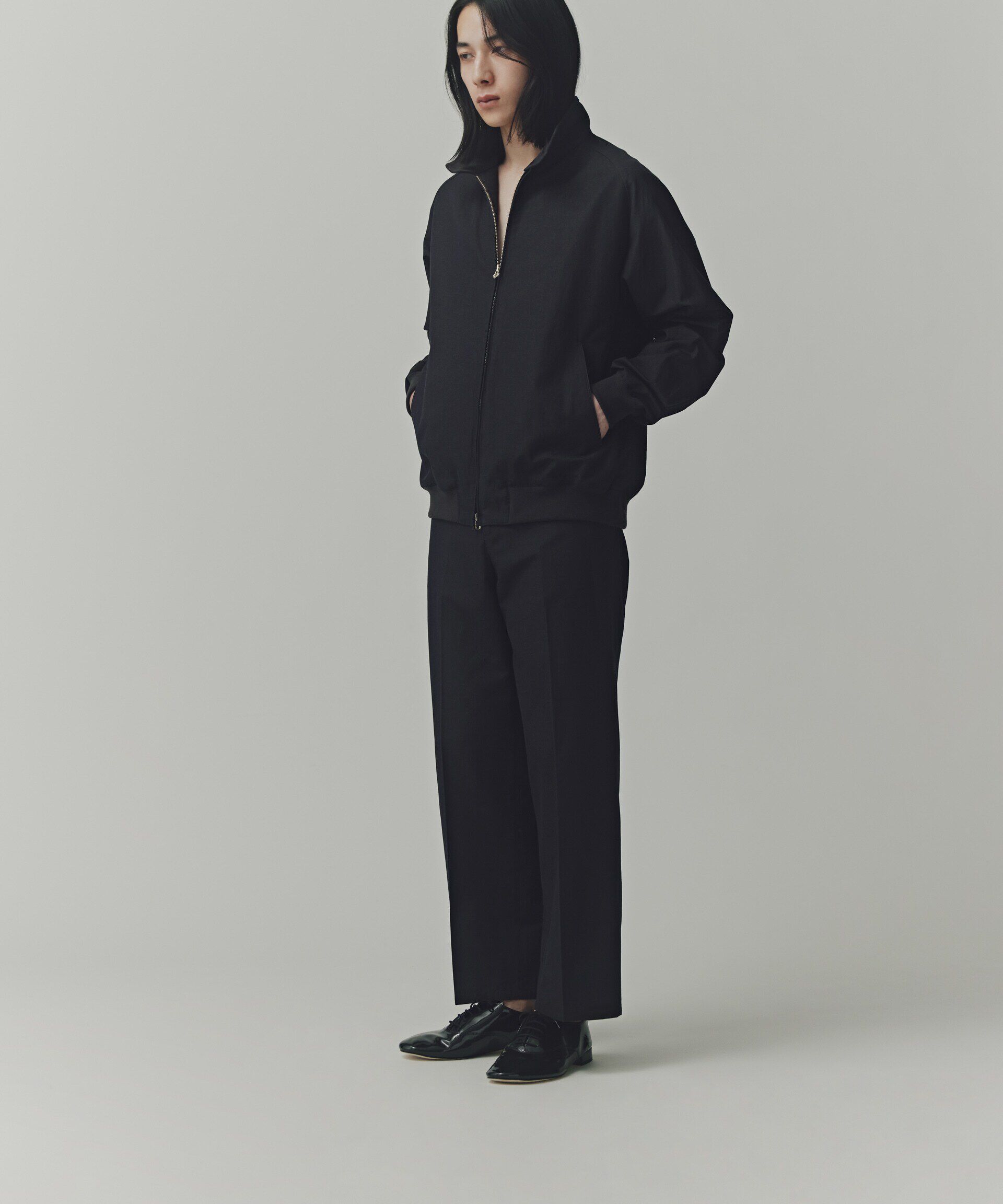 nano･universe「AB.コットン/ラミーネップシャンブレーパンツ(セットアップ可)」|チノ|