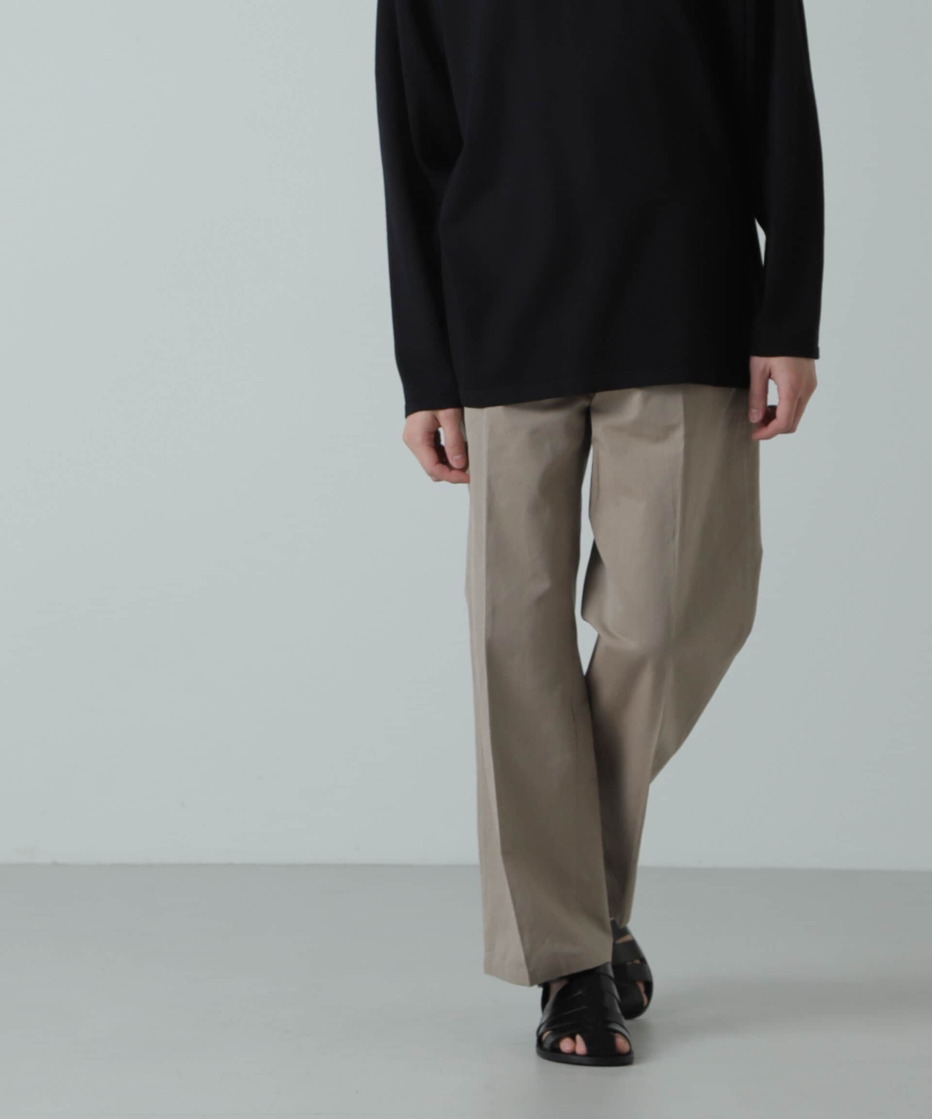 nano･universe「AB.コットン/ラミーネップシャンブレーパンツ(セットアップ可)」|チノ|