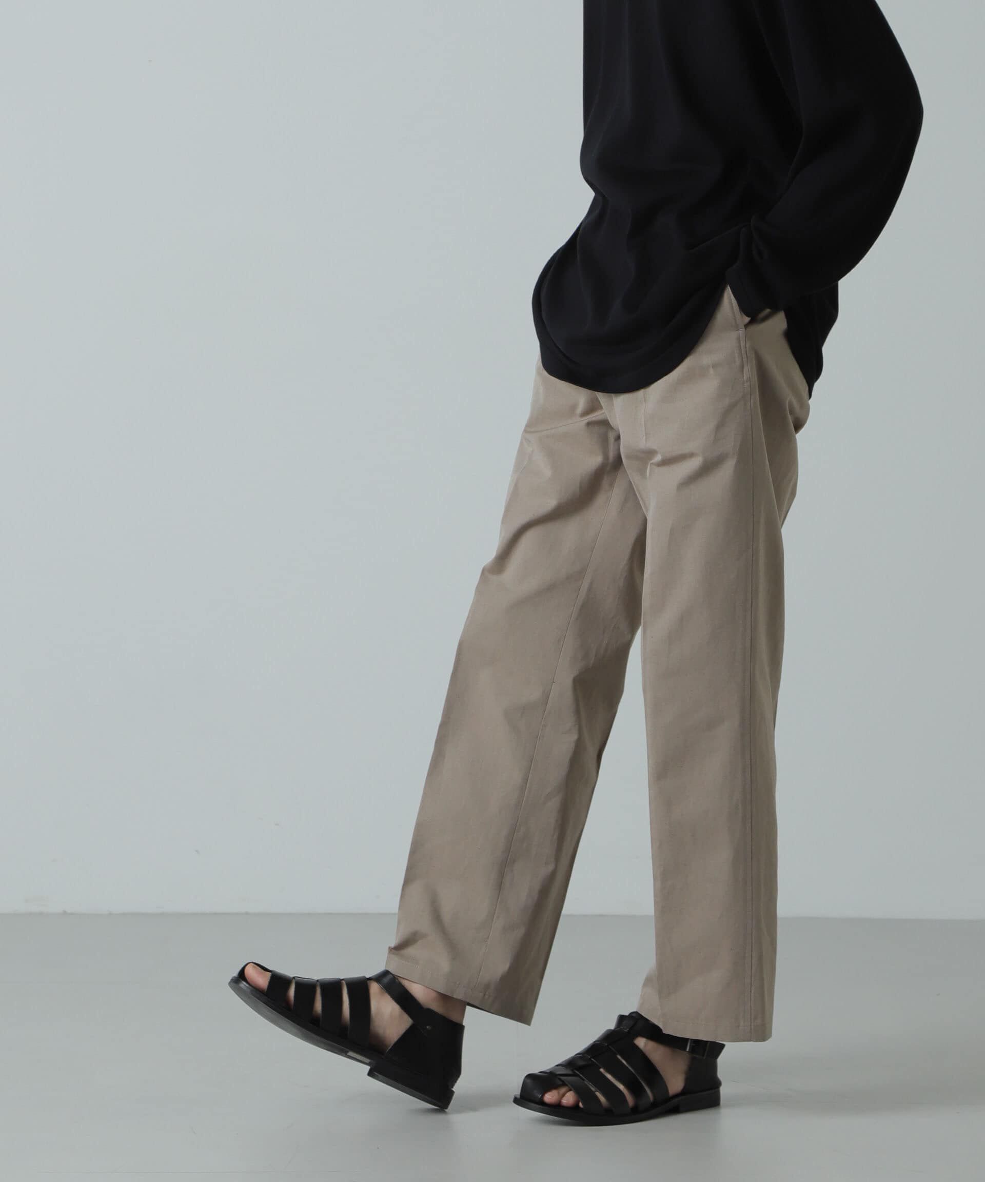 nano･universe「AB.コットン/ラミーネップシャンブレーパンツ(セットアップ可)」|チノ|