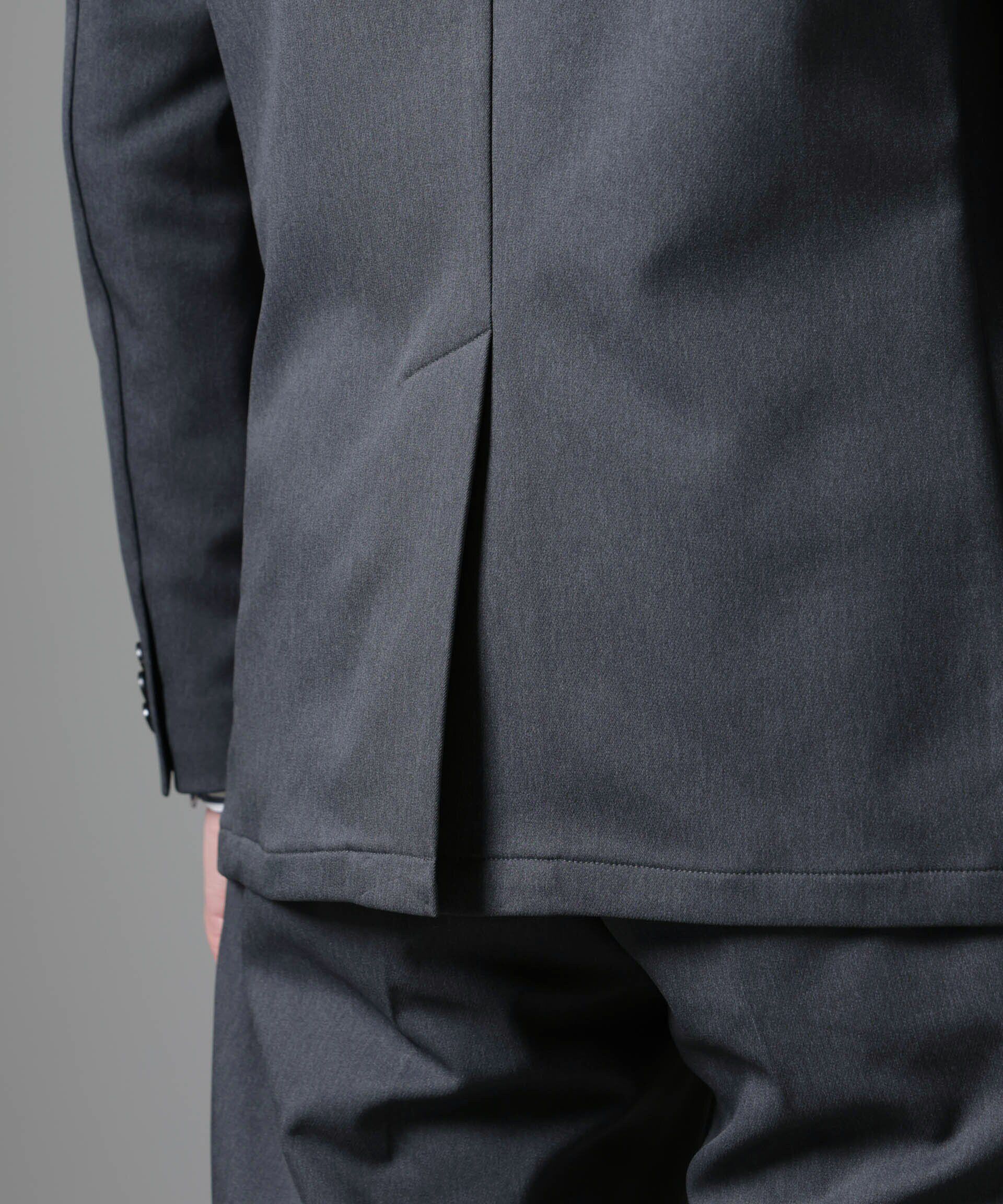 nano･universe「｢N JACKET BASIC｣CATINA(R)ﾒﾗﾝｼﾞ二重織ﾂｲﾙｽﾄﾚｯﾁｼﾞｬｹｯﾄ(ｾ 」|スーツ|