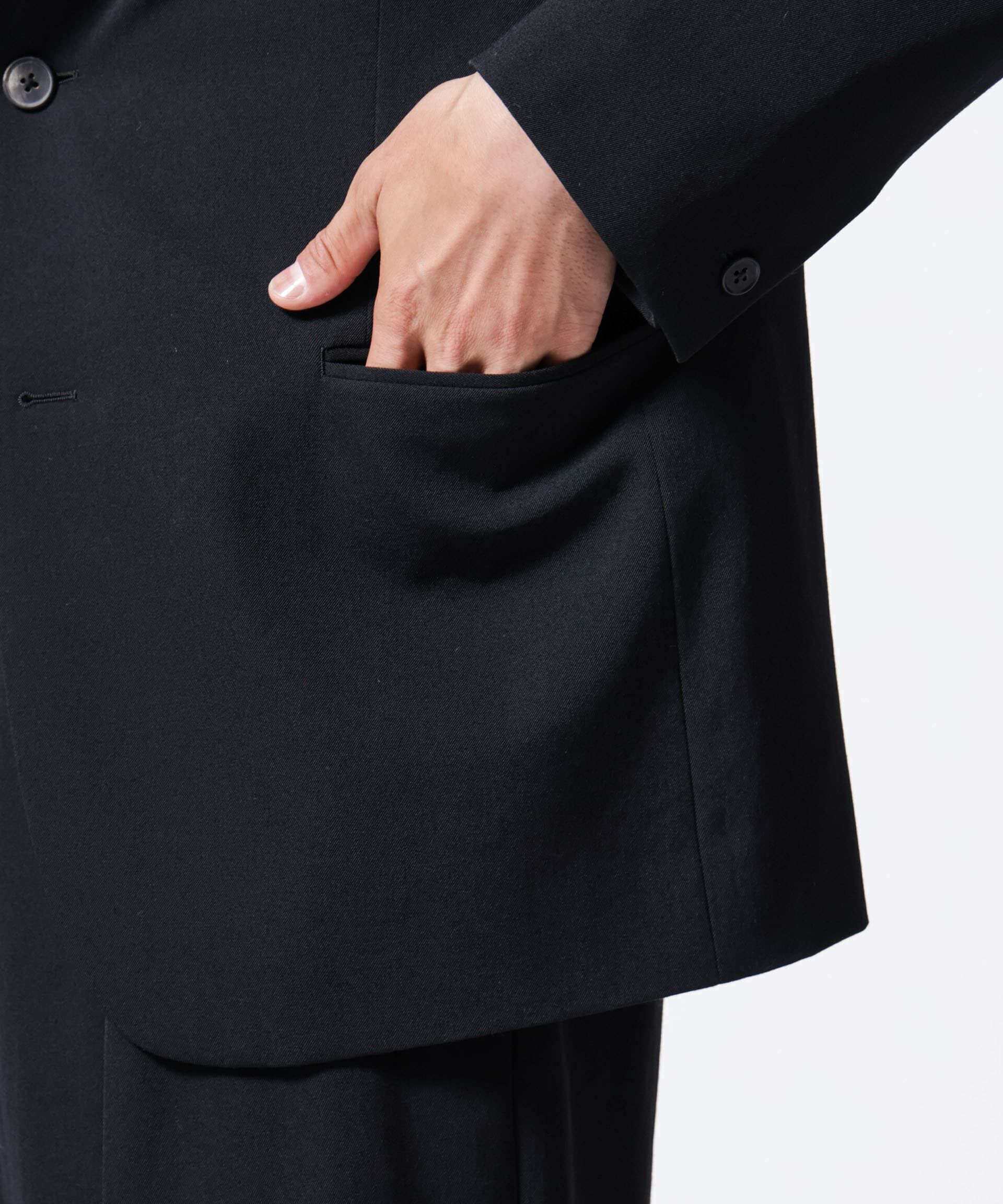 nano･universe「「ASSEMBLANC」2/60ウール2B サックジャケット(セットアップ可)」|スーツ|