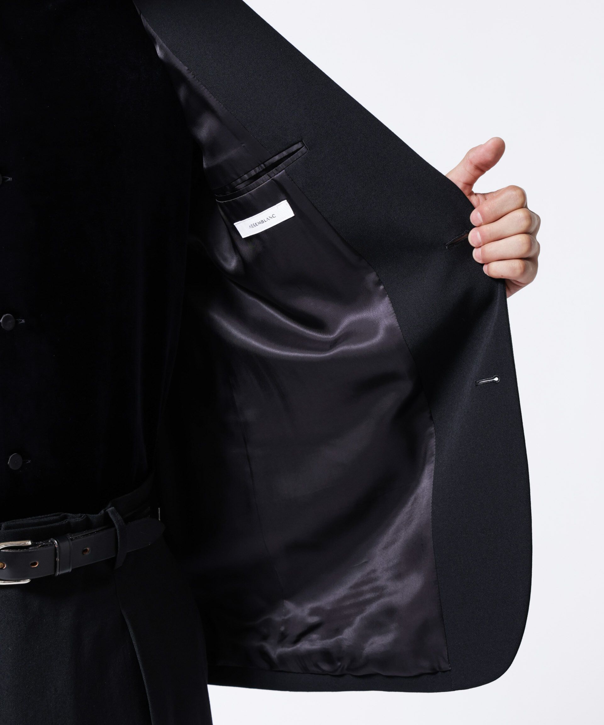 nano･universe「「ASSEMBLANC」2/60ウール2B サックジャケット(セットアップ可)」|スーツ|